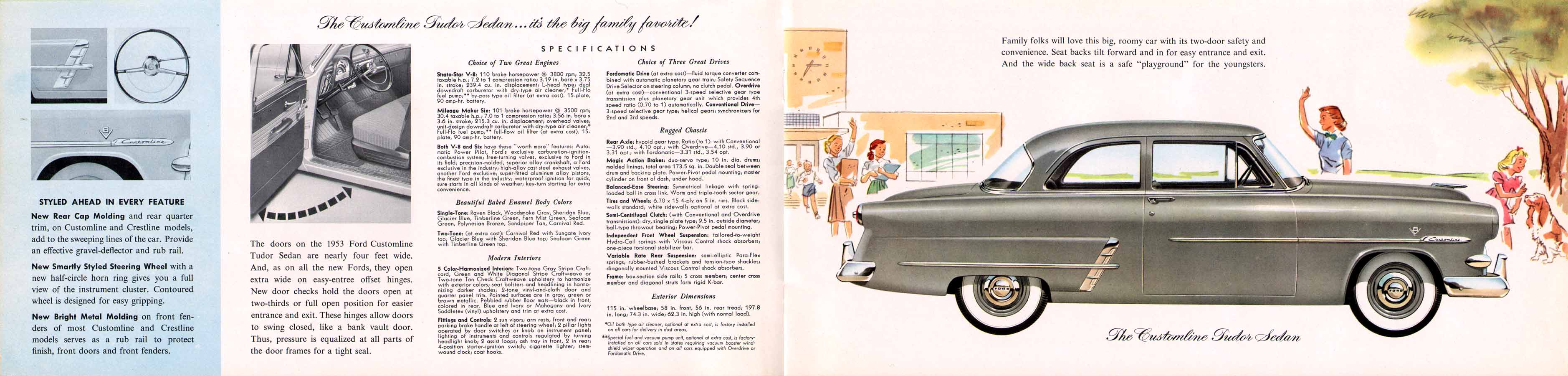 1953 Ford Brochure Page 4